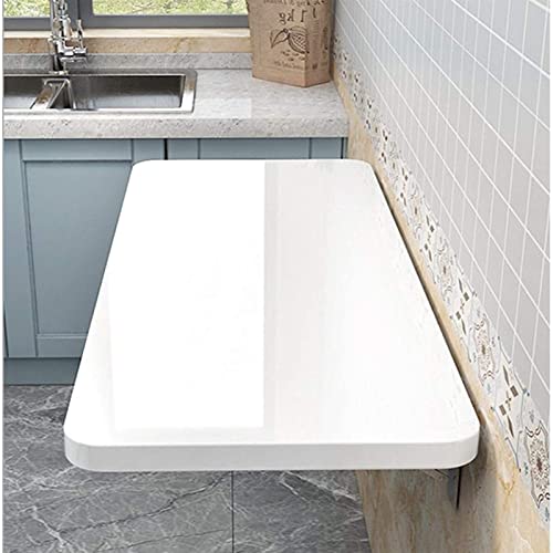 Table pliante multifonctionnelle blanche pour petits studios saturés
