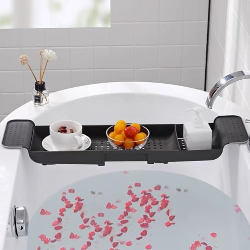 Bandeja de baño para evitar caídas de teléfonos y libros gris 6