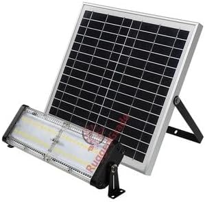6000 Lumen - Carina II Series 60 watt Solar Flood Light - Commercial Grade Solar LED Floodlight - Non-Motion - with Remote