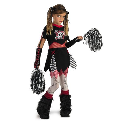 Disguise D|CEPTIONS 2 Cheerless Leader - Size: Child M(7-8), Black/Red