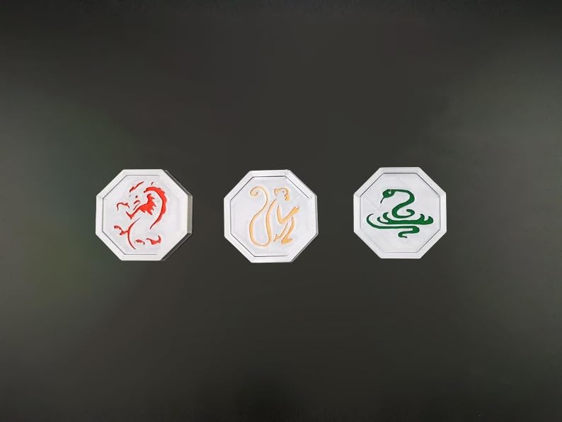Jackie Chan Magic Stone Collectible Action Set for Fans and Enthusiasts - Replica 3D Printed (Dragon Snake Monkey)-image-15