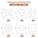Megecaa Bra Clips to Make Racerback - 12Pcs Bra Strap Clips for Racerback Clear Bra Strap Holders for Slipping Woman Girl Accessories