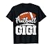 Football Gigi Football Player Game Day Mother's Day T-Shirt