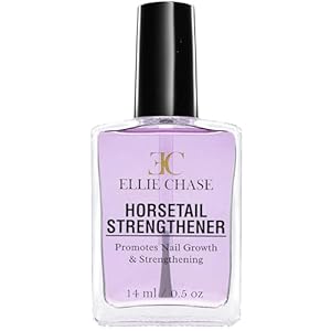 Horsetail Nail Strengthener, Growth, Hardener, Repair Treatment Polish 0.5 OZ/Help Splits, Breaks, Thin, Weak, Chipped, Damaged, Cracked, Peeling Nails/Grow Strong Hard Thicker Nails