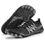 Barefoot Shoes,Quick Dry Water Shoes,Non-Slip Running Shoe Mens Women,Lightweight Beach Shoes with Heel Support for Swim Surf Walking Hiking Black