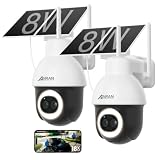 ANRAN 24/7 Recording Solar Security Camera Outdoor,AI Auto Tracking,2PCS