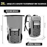 IDRYBAG Waterproof Backpack for Men 25L/45L, Dry Bags Kayak, Dry Backpack Camping Hiking - Image 3