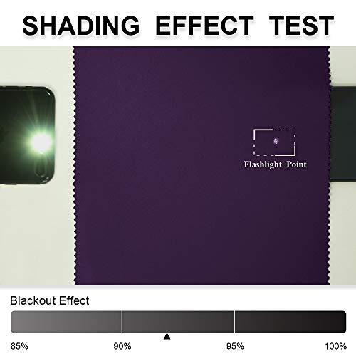 Pony Dance Grommet Blackout Curtains - Window Treatments Thermal Insulated Elegant Curtain Panels Window Coverings Light Block Draperies For Living Room, 42 Wide By 72 In Drop, Royal Purple, 2 Pieces #TOP4