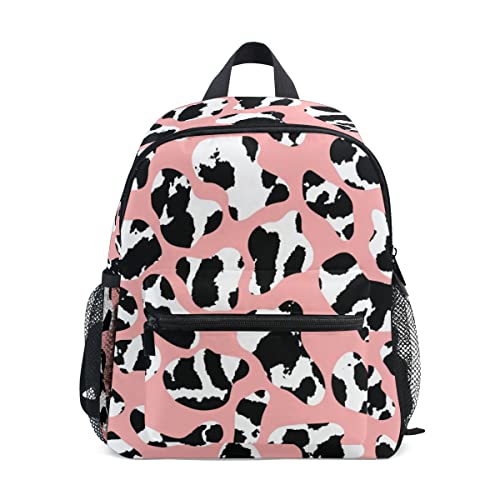 Sac à dos préscolaire vache géométrique : le compagnon des doux moments d'enfance