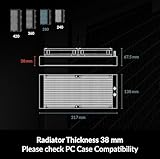 ARCTIC Liquid Freezer III 280 A-RGB - Water Cooling PC, All-in-One CPU AIO Water Cooler, Intel & AMD compatible, efficient PWM-controlled pump, fan: 200-1700 rpm, LGA1851/1700 Contact Frame - Black - Image 9