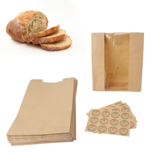 Bolsa de pan de papel transparente que evita roturas al transportar comida 6