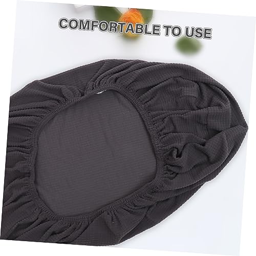 Funda de taburete elástica con protector de poliéster resistente para banco rectangular 4