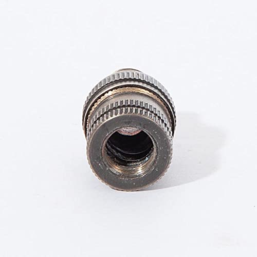Image of B&P Lamp Knurled Ball Lamp Swivel, Antique Brass