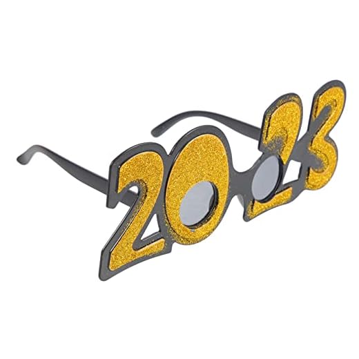 Didiseaon 1 Par 2023 Óculos Digitais Fontes De Festa De Ano Novo 2023 Óculos De Festa Feriados Óculos De Festa
