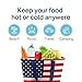 American Flag Cooler Bag - Premium Insulated Lunch & Beach Bag - Perfect Grocery & Camping Cooler - Picnic, Travel & More
