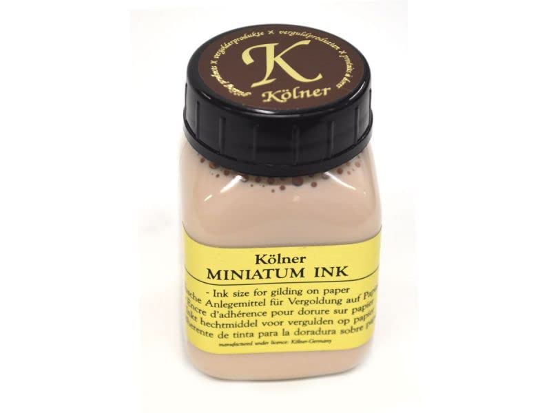 Kölner Miniatum Encre 50 ML pour réussir des dorures fines sans craquelure