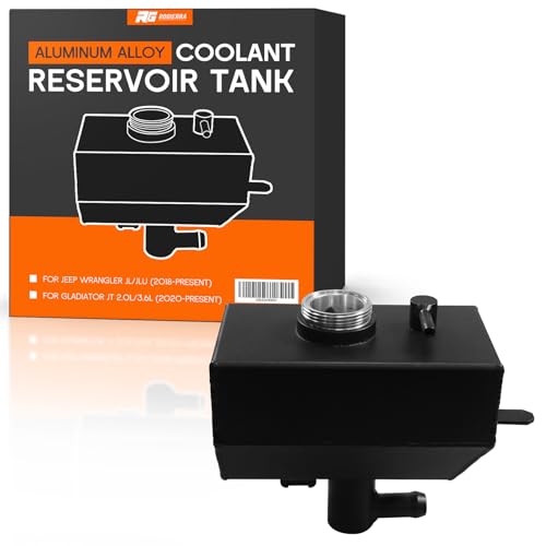 Aluminum Coolant Tank for Jeep Wrangler JL/JLU (2018+) & Gladiator JT 2.0L/3.6L (2020+) - Replaces OEM #68364312AC