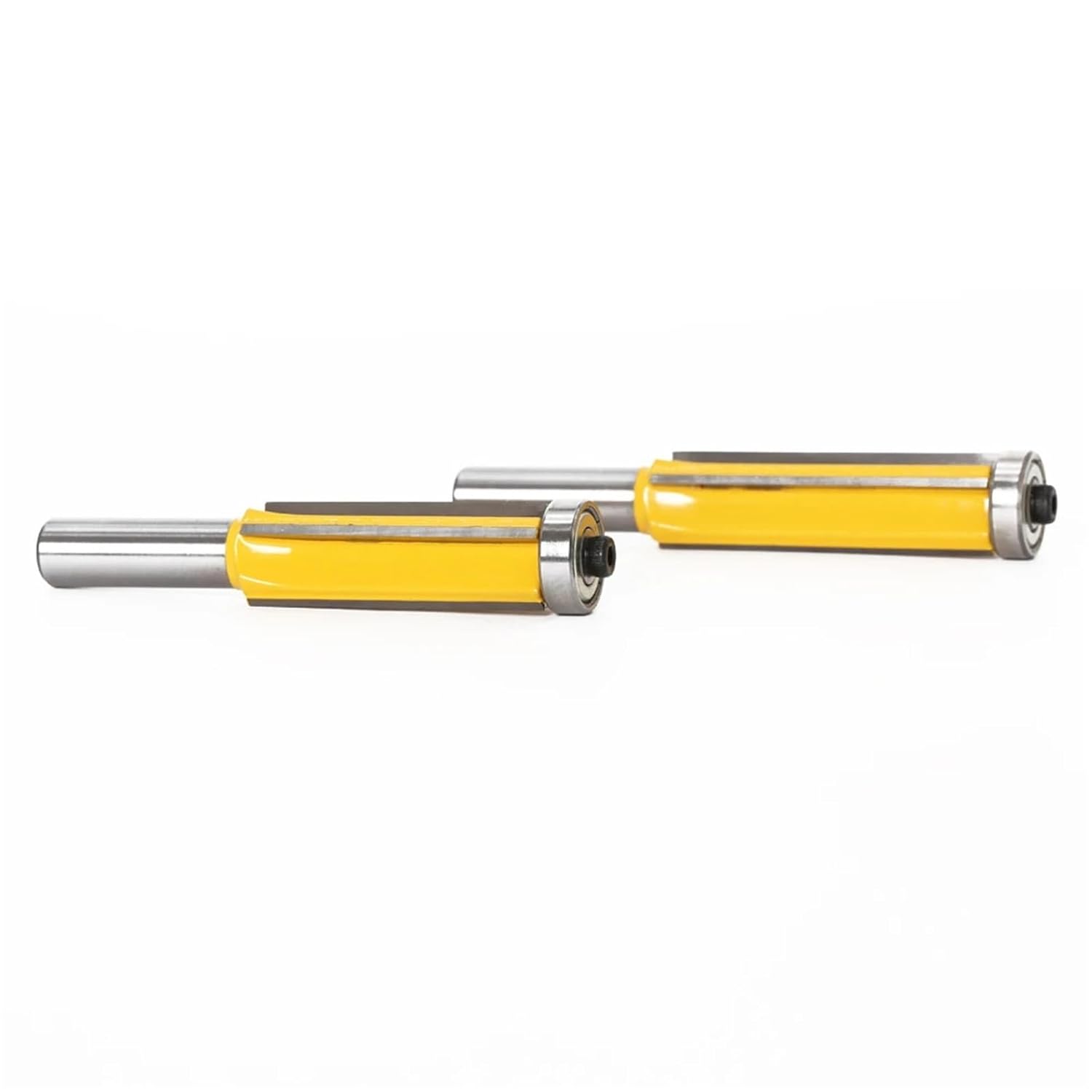 12mm Flush Trim Bit Z4 Pattern Router Bit Top & Bottom Bearing Bits Milling Cutter for Wood Woodworking Tools 1Pcs(12X19.05X52mm)