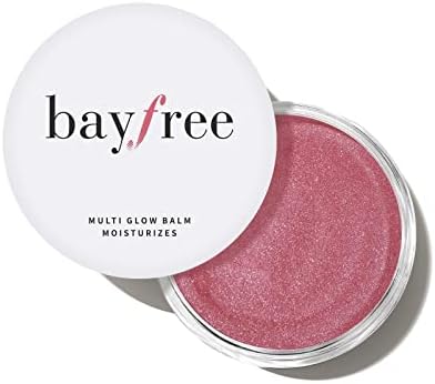 bayfree Mulit Glow Balm, Cream Blush for Cheeks, Blush Balm Face Makeup, Radiant Finish, Hydrating, Creamy, Lightweight & Blendable Color, Vegan & Cruelty-Free Face Balm, 0.63 Oz (Pink Camellia)