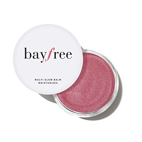 Bayfree Mulit Glow Balm, Cream Blush For Cheeks, Blush Balm Face Makeup, Radiant Finish, Hydrating, Creamy, Lightweight & Blendable Color, Vegan & Cruelty-Free Face Balm, 0.63 Oz (Pink Camellia) #TOP17