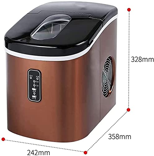 Máquina para hacer hielo portátil y compacta, 16KG/24H miniatura 2