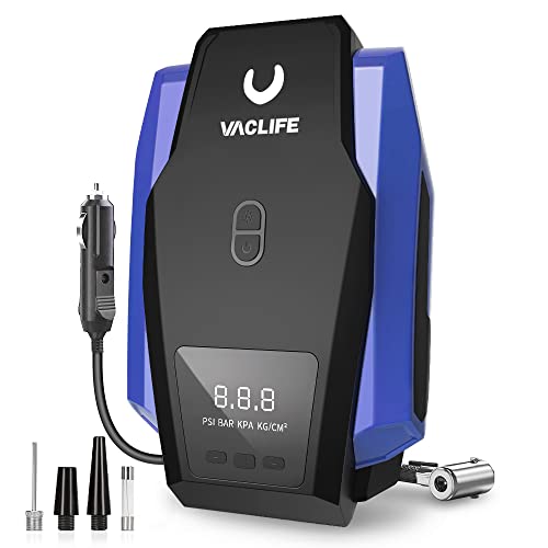 VacLife Tire Inflator Portable Air Compressor Air Pump for Car Tires