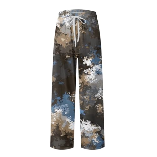 Men'S Pajama Pants,Pj Bottoms Fall Camo Lounge Pant Baggy Lightweight Comfy Sleepwear, M-3XL3