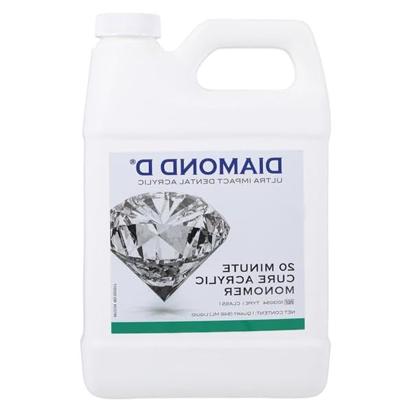 Keystone 1013094 Diamond D 20-Minute Cure Acrylic Liquid Monomer 1 Quart Bottle