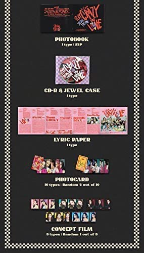 Miniatura 3 de ITZY - Crazy In Love, Special Edition (Jewel Case Version incl. CD, Photobook, Lyrics Paper, Photocard, Concept Film, Extra Photocards)