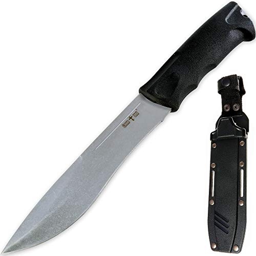 image for GRAND WAY Tactical Knife - Survival Fixed Blade Knofe - Large Stainles