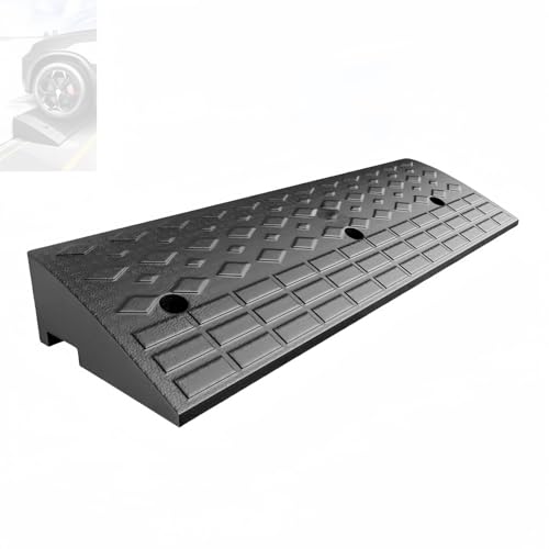 Rampa de caucho resistente 100x35x13 cm miniatura 1