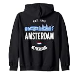 Horizonte de lugares de interés de Ámsterdam Sudadera con Capucha