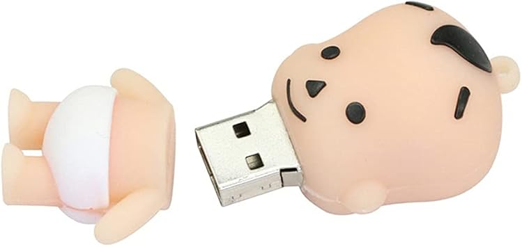 4GB Baby Shape Flash Drive USB Flash Drive Memory Stick Thum Drive USB Drive USB Flash Disk U Disk Pen Drive USB Disk Flash Memory External Storage USB Stick PenDrive (White)