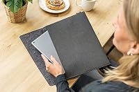 SIGEL Laptop Hülle 14 Zoll Slim Sleeve RPET Filz dunkelgrau – Ansicht 7