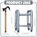 Maziky 2PCS Inflatable Walker and Cane, Over the Hill Gag Gifts for Old People Birthday Decorations, Old Man Lady Costume Halloween Christmas Party Supplies (2P Walker&Cane)