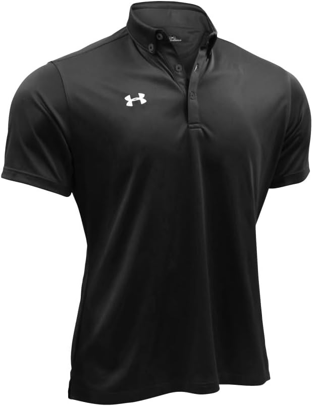 Under Armour ボタン付きジャージ素材ポロシャツ ブルー UNDER ARMOUR アンダーアーマー ポロシャツ メンズ テック