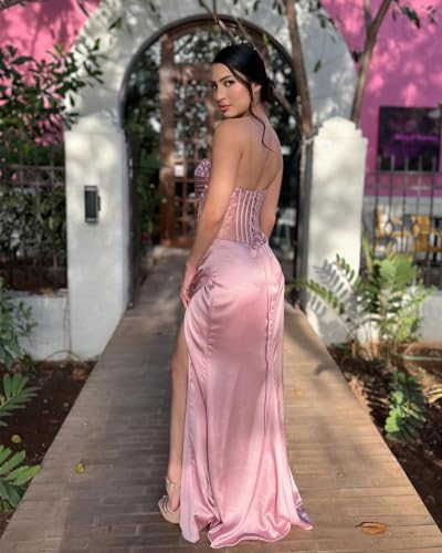 Sequin Prom Dresses for Women 2025 Corset Sparkly Formal Evening Dress Strapless Mermaid Evening Party Gowns ACE1802