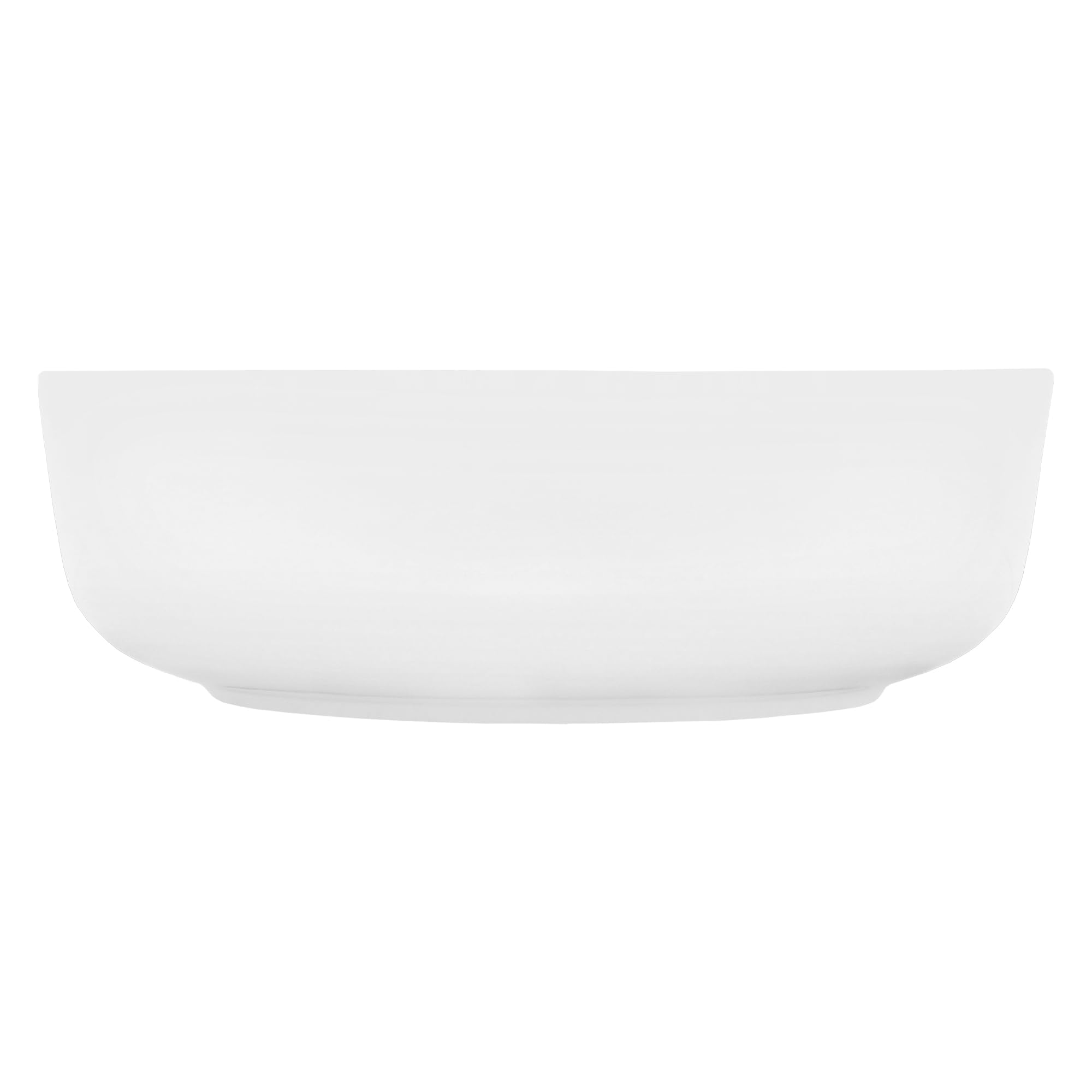 LuxeBath Lavabo Cerámico Blanco Redondo Ø 400 x 135 mm para Baño con Juego de Desagüe con Rebosadero Agujero de Conexión Estandar Lavamanos Sobre Encimera Diseño Moderno Fregadero Pila con Drenaje