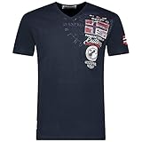 🔥 { IDEAL ZUM WOHLFÜHLEN } : Geographical Norway T-Shirts sind sehr bequeme Kleidung. Ihr weiches Innenmaterial sorgt dafür, dass Sie sich in jeder Jahreszeit wohlfühlen, egal ob im Frühling, Sommer, Herbst oder Winter.