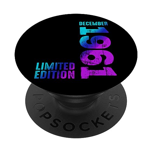 Impresionante diciembre 1961 desde 1961 Vintage 1961 Retro 1961 PopSockets PopGrip Intercambiable