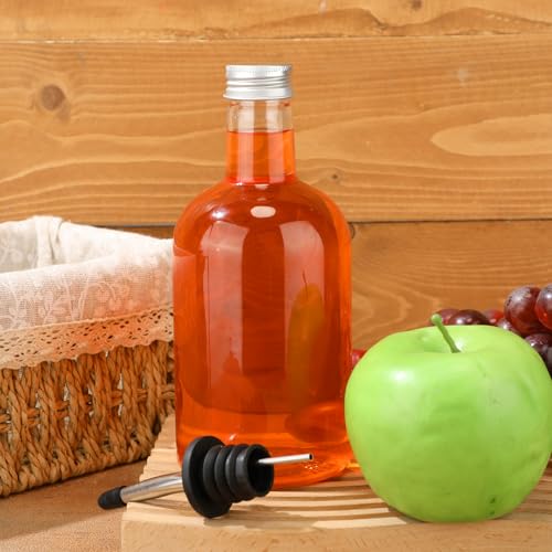 Botellas de cuello largo Maxcheck de 16 oz para servir mezclas e ingredientes sin derramar 8
