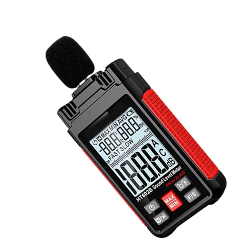 Sonomètre haut de gamme en ABS durable doté d'un écran LCD à contraste renforcé - 2