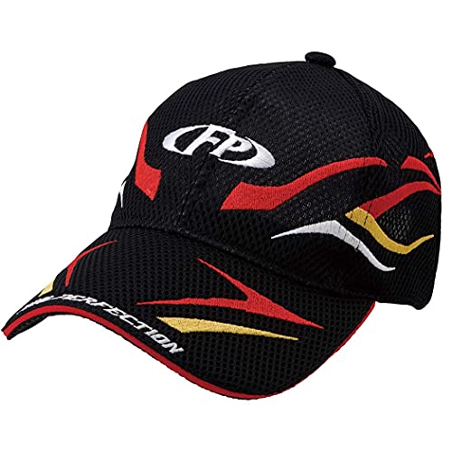 X'SELL オールメッシュキャップ FP-502 ブラック/レッド