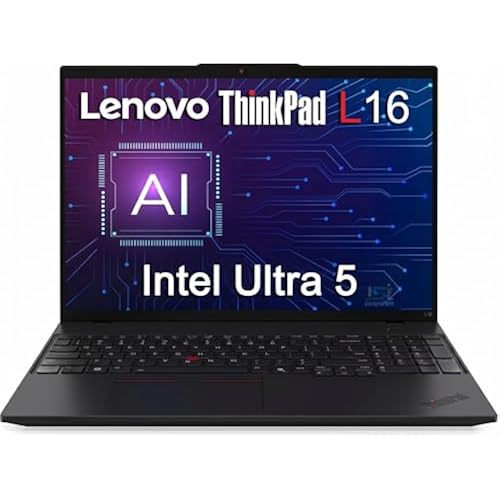 Lenovo ThinkPad L16 Business Enterprise AI PC Laptop, 16" FHD+, Intel 12-Core Ultra 5 225U (> Ultra 7 155U), 2x Thunderbolt 4, IST Computer Customized 16GB/32GB/64GB RAM, 512GB/1TB/2TB SSD, Win 11 Pro