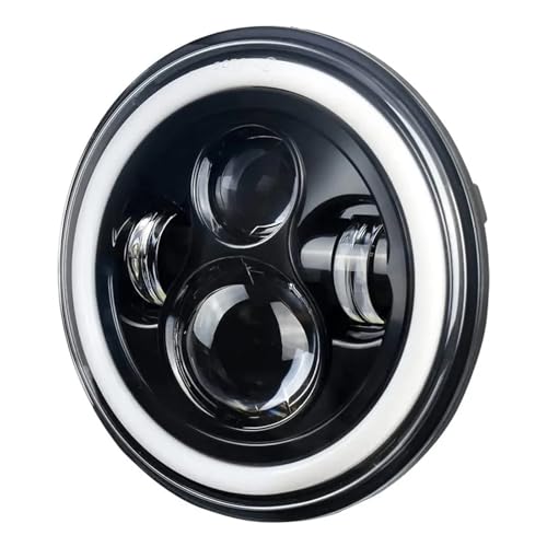 Phares phare feux avant moto LED rond 7 pouces pour Kawasaki Vulcan