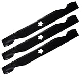 Mr Mower Parts Lawn Mower Blade 50-Inch Cut Compatible with Husqvarna, Poulan, AYP, Craftsman 137380 Replaces OEM, 3 Pack
