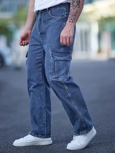 Image of ADBUCKS Men's Loose low Rise Jeans