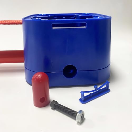 Slackline für Kinder, zur Entwicklung von Gleichgewicht und Koordination, Blau und Rot