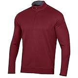 Under Armour New Mens Golf Storm Sweater Fleece 1/2 Zip Cordova Medium