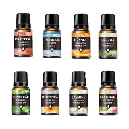 Aceite Assencial Soluble de agua: mezclas de aceite Assencial puro, conjunto de aceite de aromaterapia | Gomas de aceite de difusor natural de 10 ml, recolección de aceite de fragancia orgánica, juego